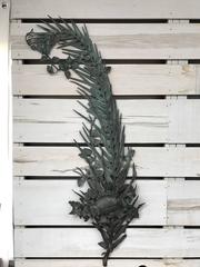 Sensational and Monumental Pair of French Bronze Door Handles