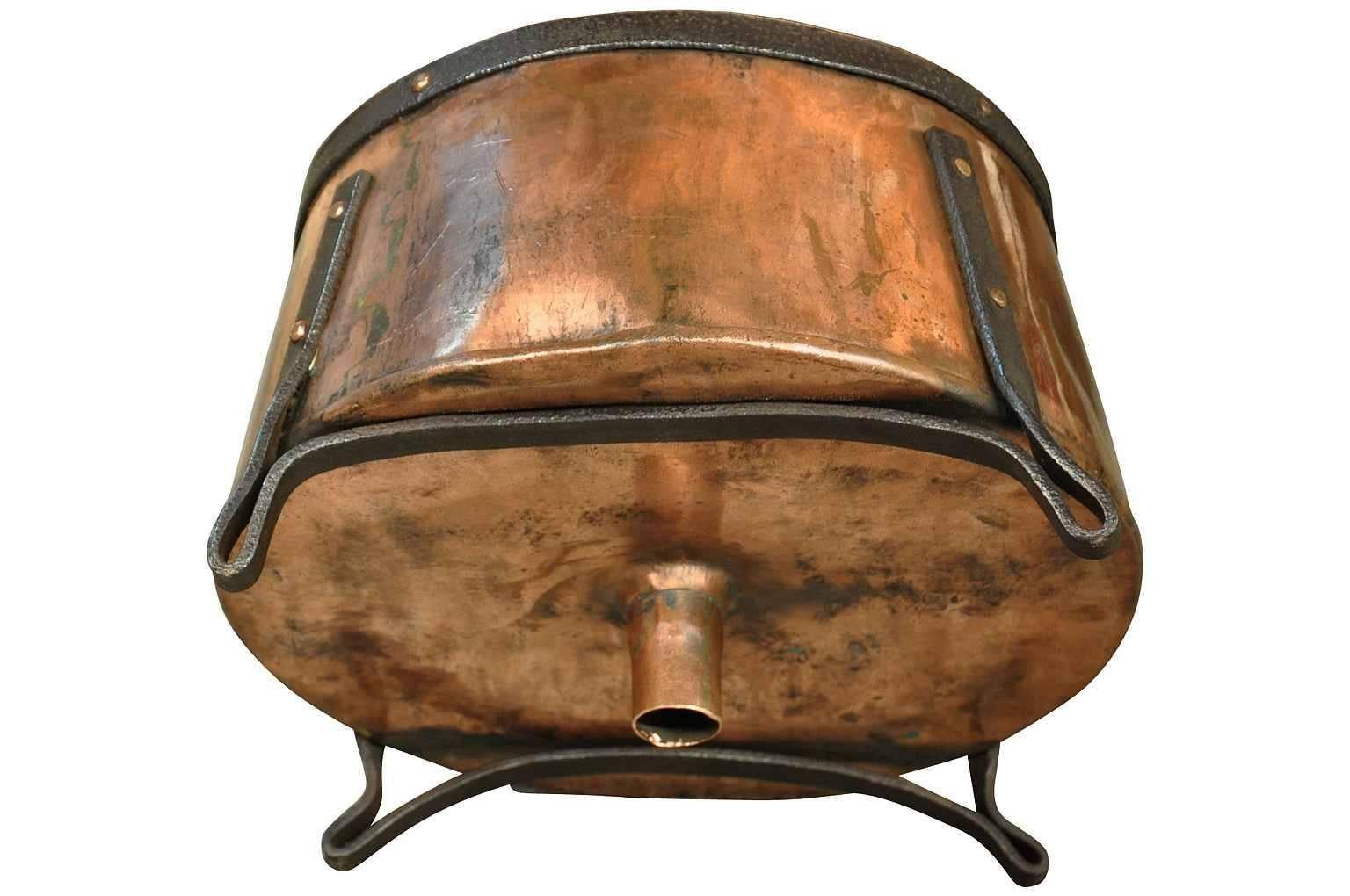 French 19th Century Wine Barrel Funnel, Vessel In Excellent Condition In Atlanta, GA