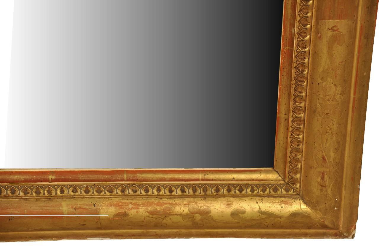 French 19th Century Louis Philippe Mirror In Excellent Condition In Atlanta, GA
