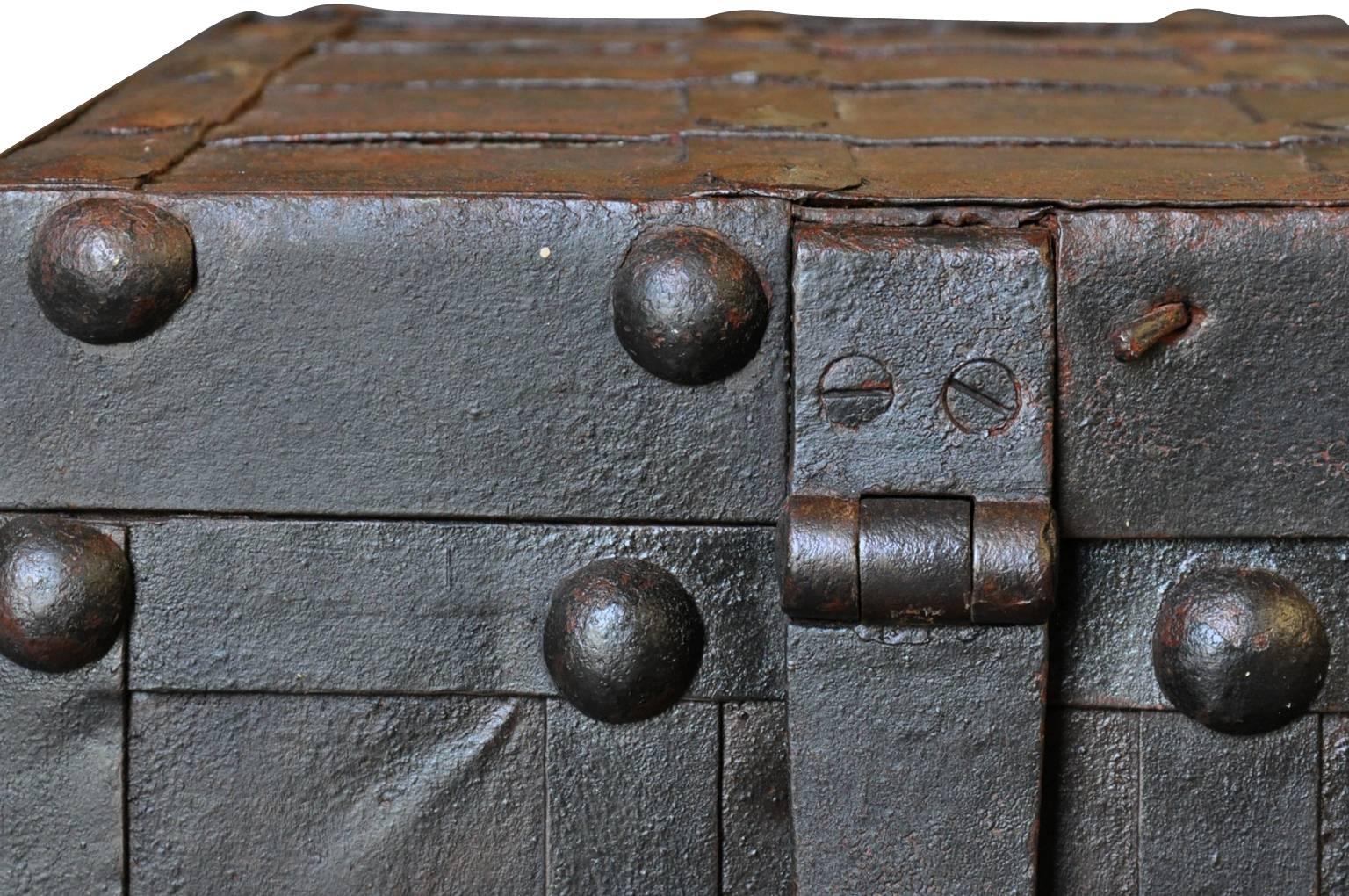18th Century Spanish Strong Box, Coffer 1