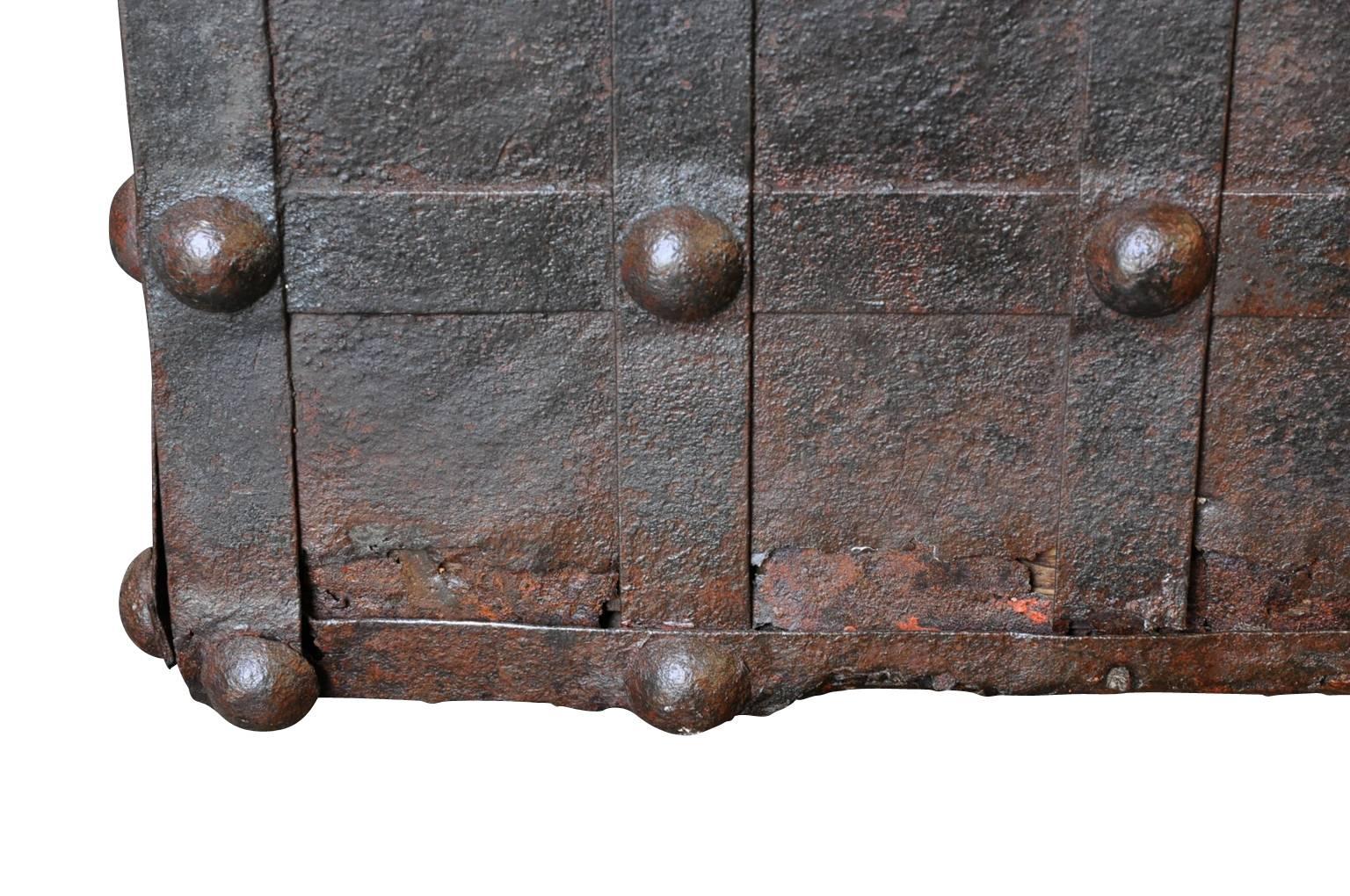 18th Century Spanish Strong Box, Coffer 2