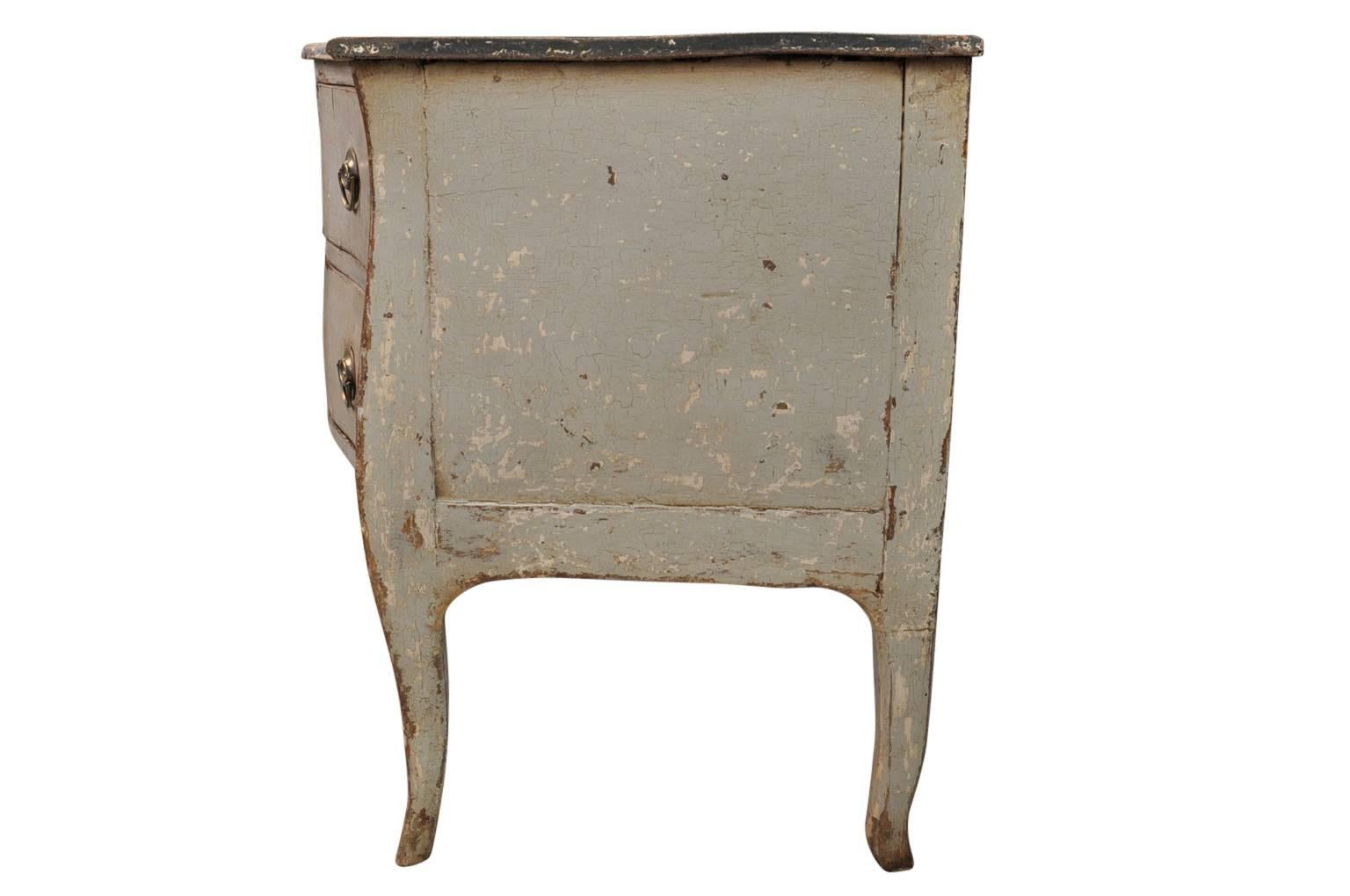 Wood French Mid-19th Century Painted Commode