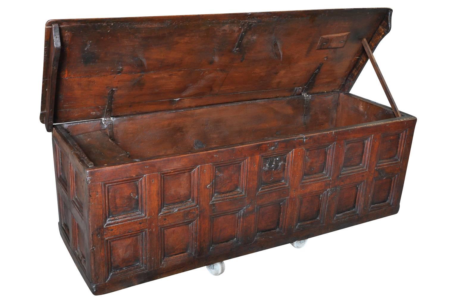 French 18th Century Trunk In Excellent Condition In Atlanta, GA