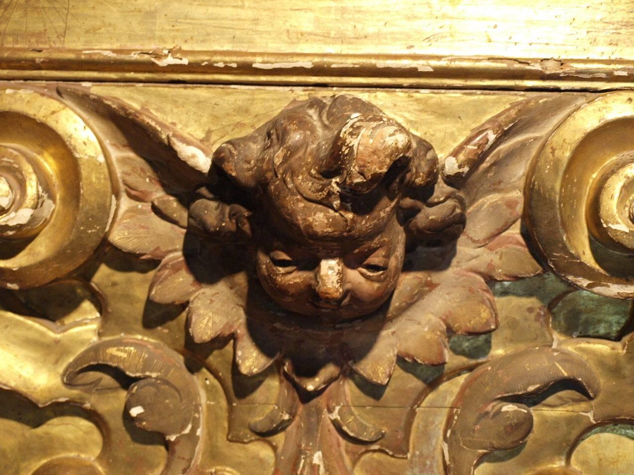 Italiano Frammento di boiserie dorata italiana del XVIII secolo in vendita