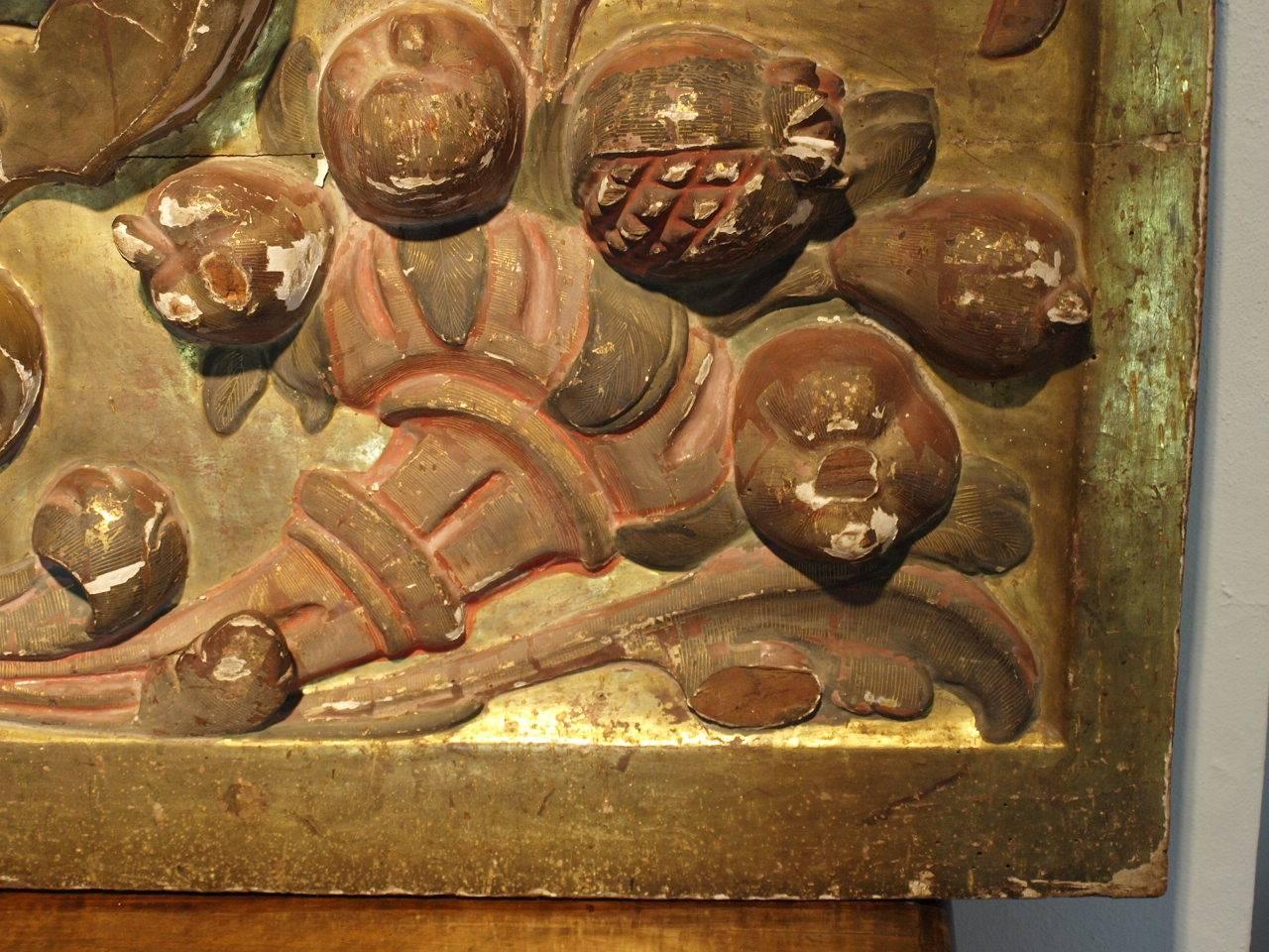 Frammento di boiserie dorata italiana del XVIII secolo in vendita 3