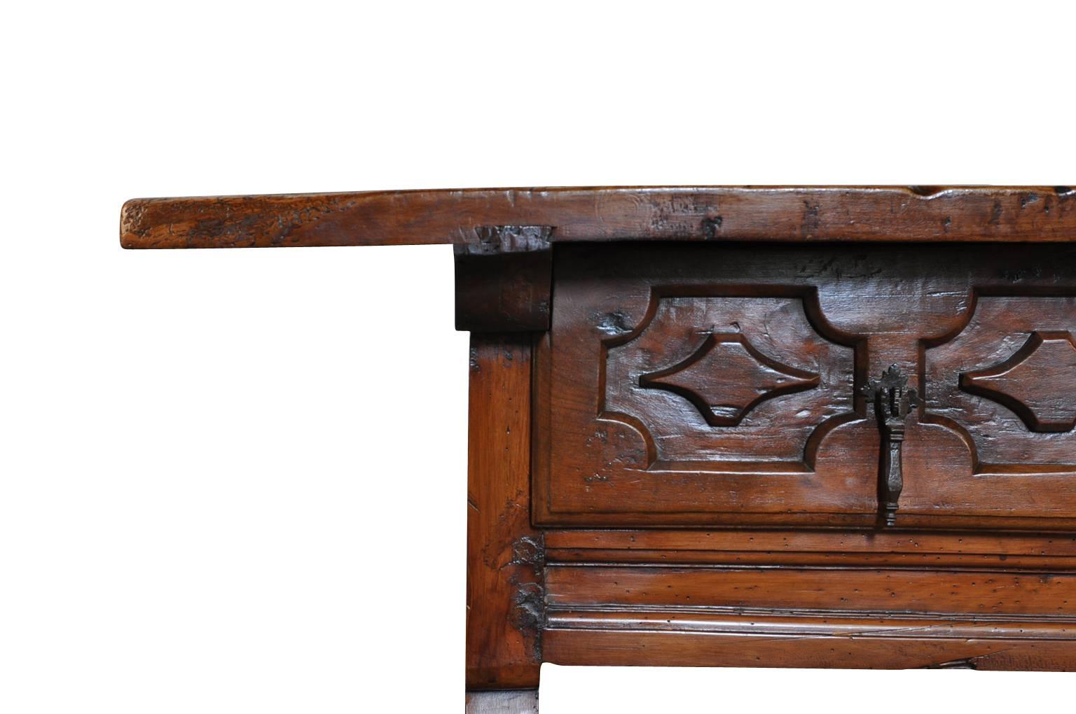 Walnut Spanish 18th Century Table or Desk