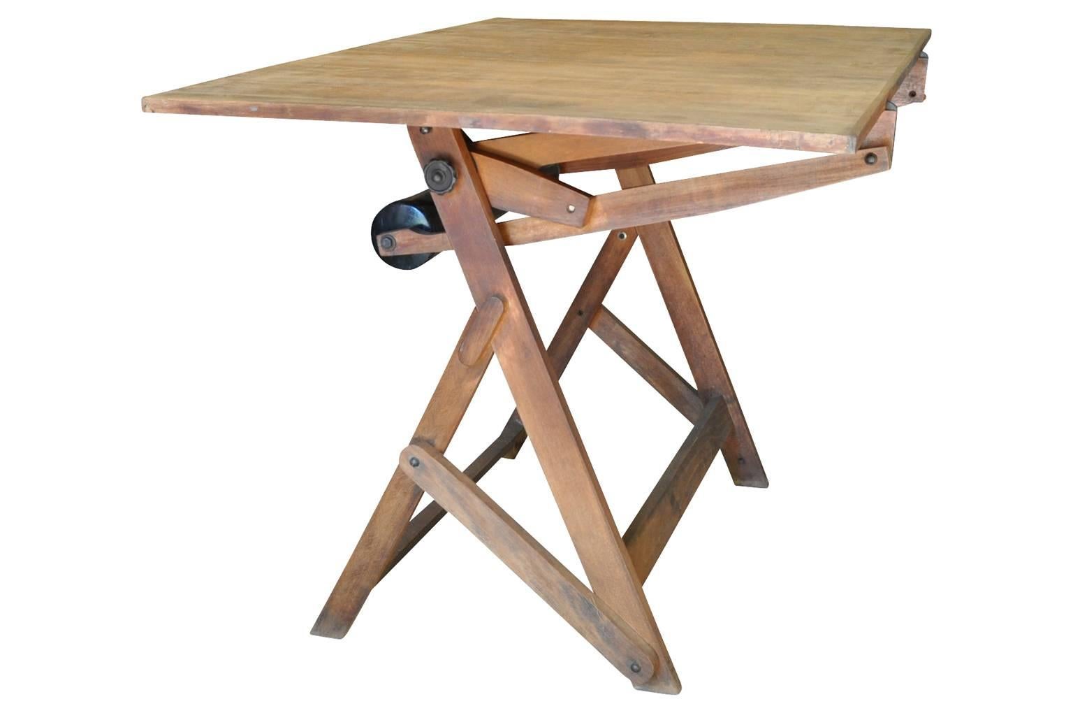 Beech French Drafting Table, Architect's Table