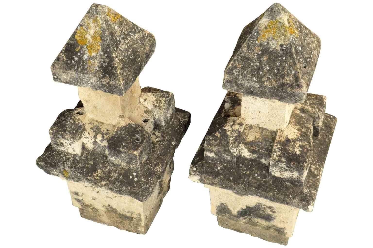 19th Century Carved Stone Capitals from Spain im Zustand „Hervorragend“ in Atlanta, GA