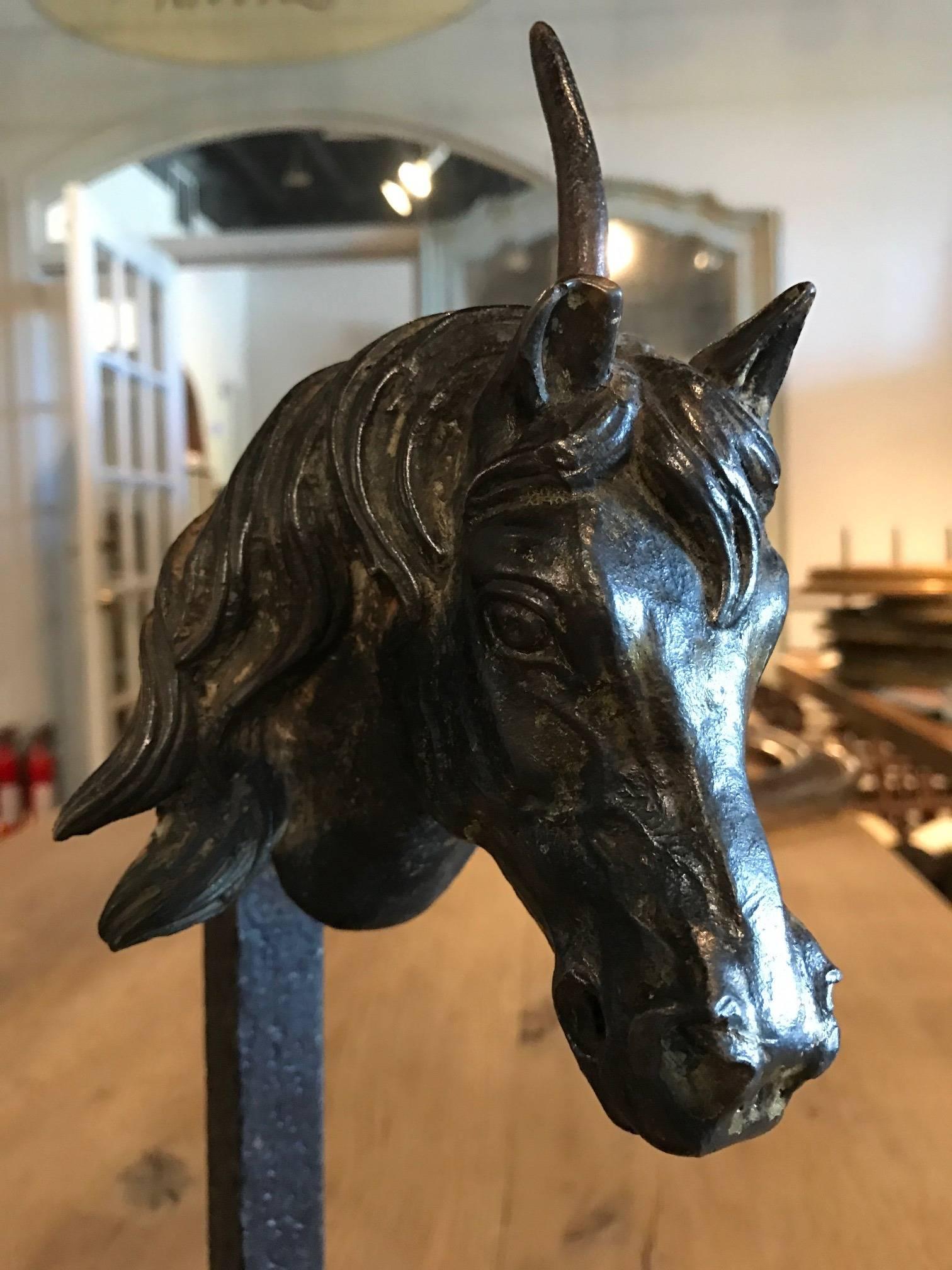 French Early 19th Century Unicorn Bookends 1
