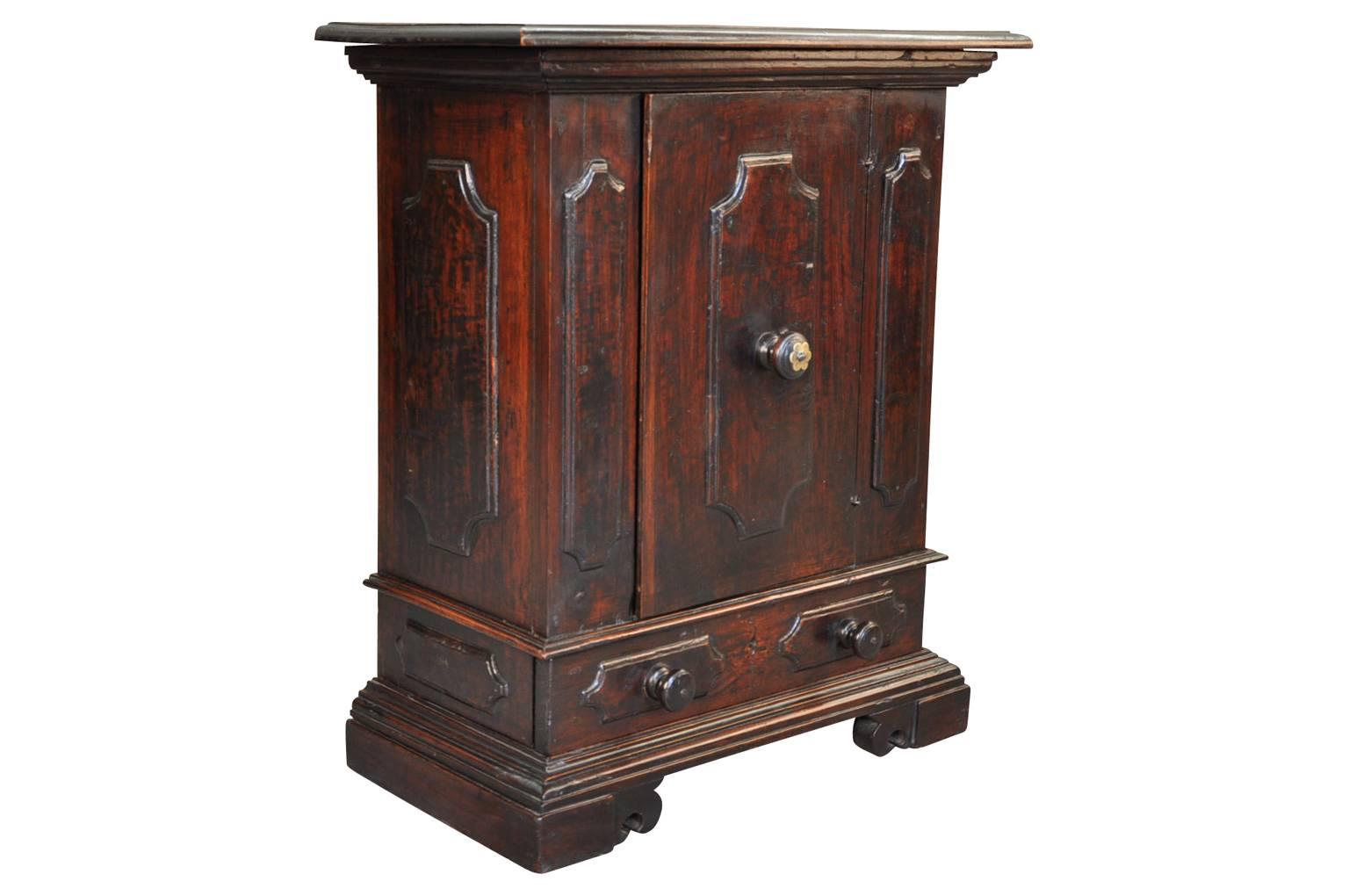 Walnut 19th Century, Italian Credenzino