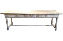 French 19th Century Trestle or Console Table