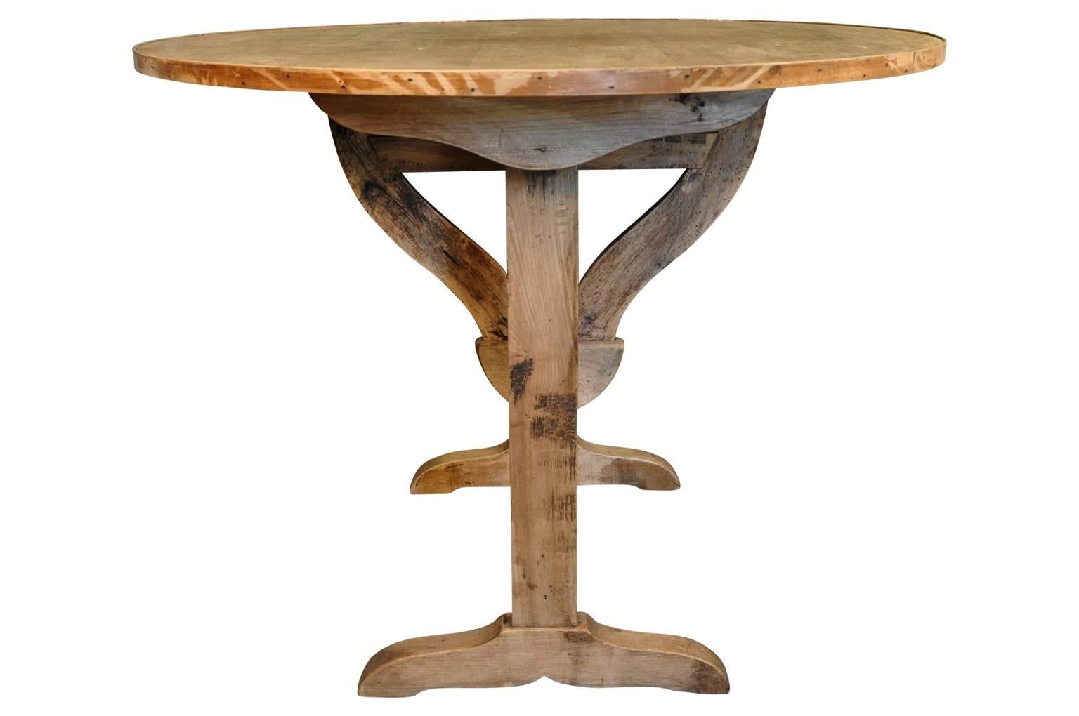 French 19th Century Table Vigneron Wine Tasting Table 3