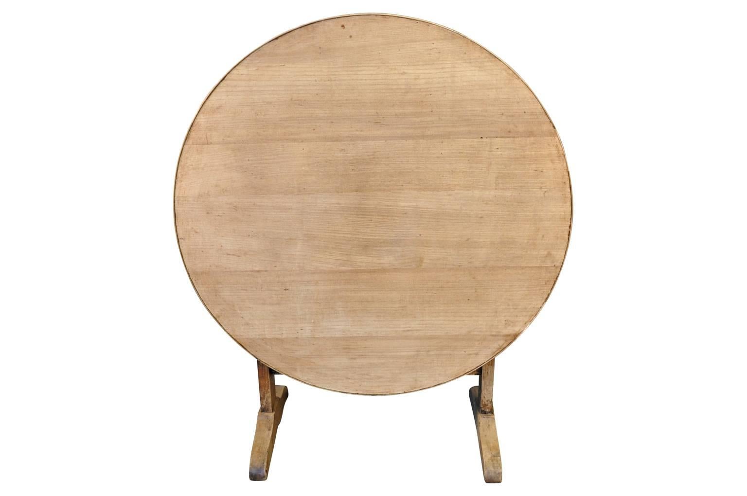 French 19th Century Table Vigneron Wine Tasting Table 6