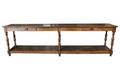 French Early 19th Century Draper's Table