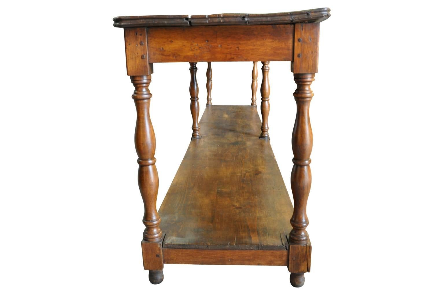 Chestnut French Early 19th Century Draper's Table