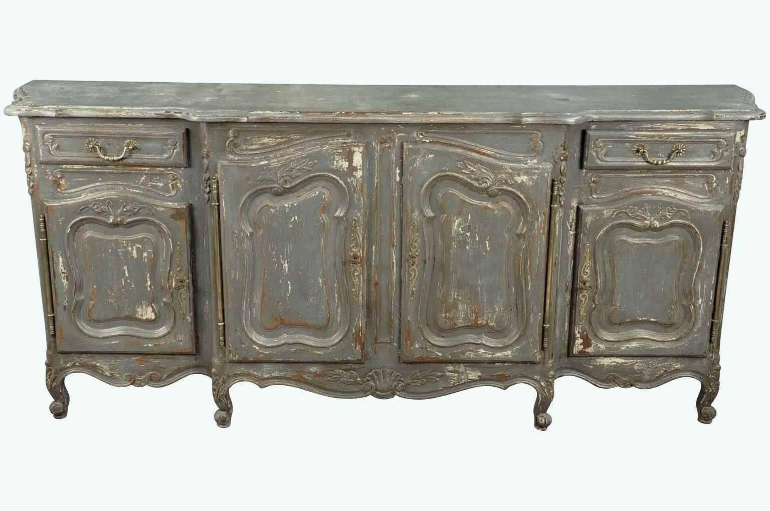 A charming French buffet, enfilade from the Provenance region of France. Soundly constructed from painted wood with a wonderful finish and patina.