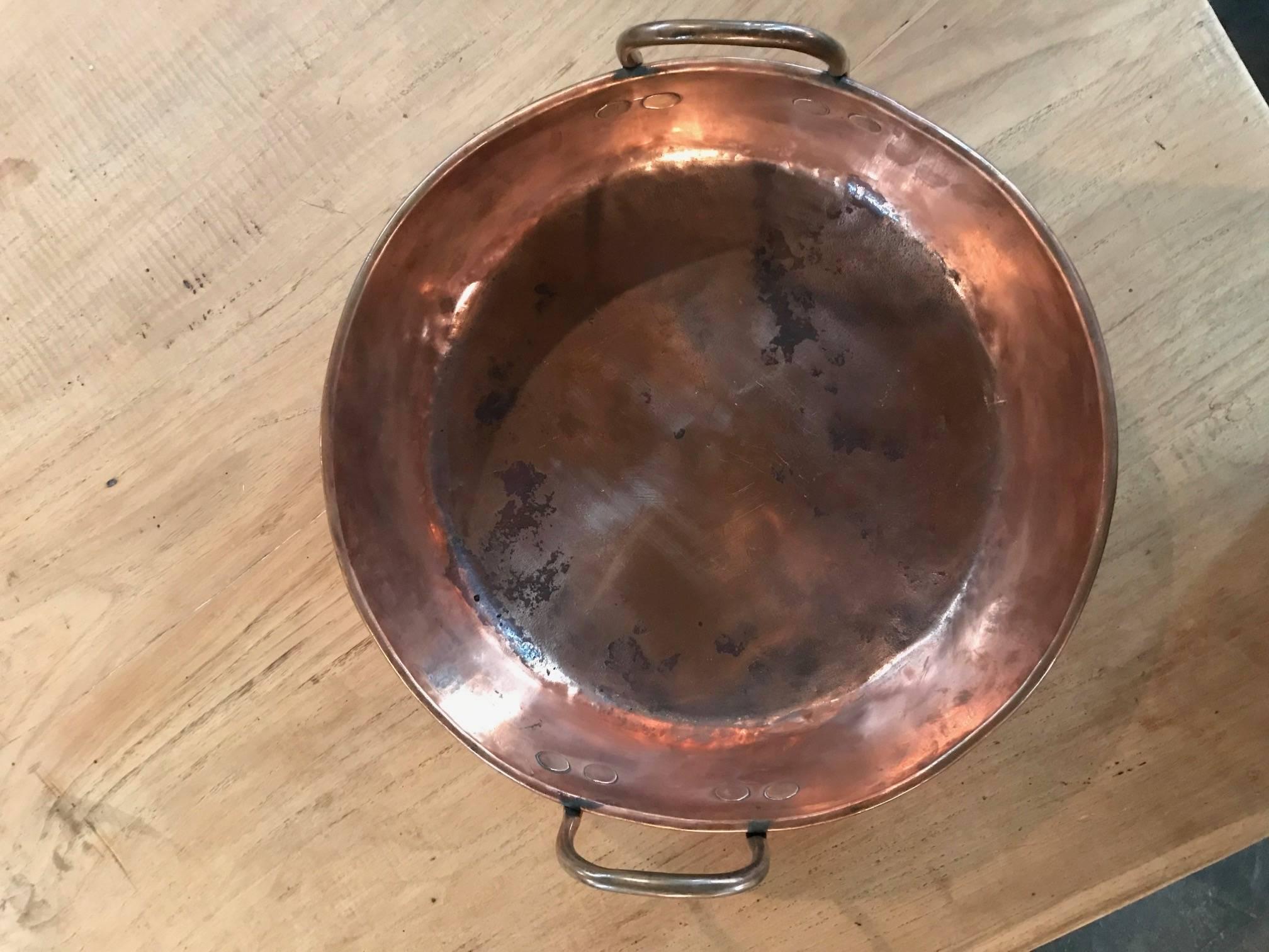 French 18th Century Copper Pan 1