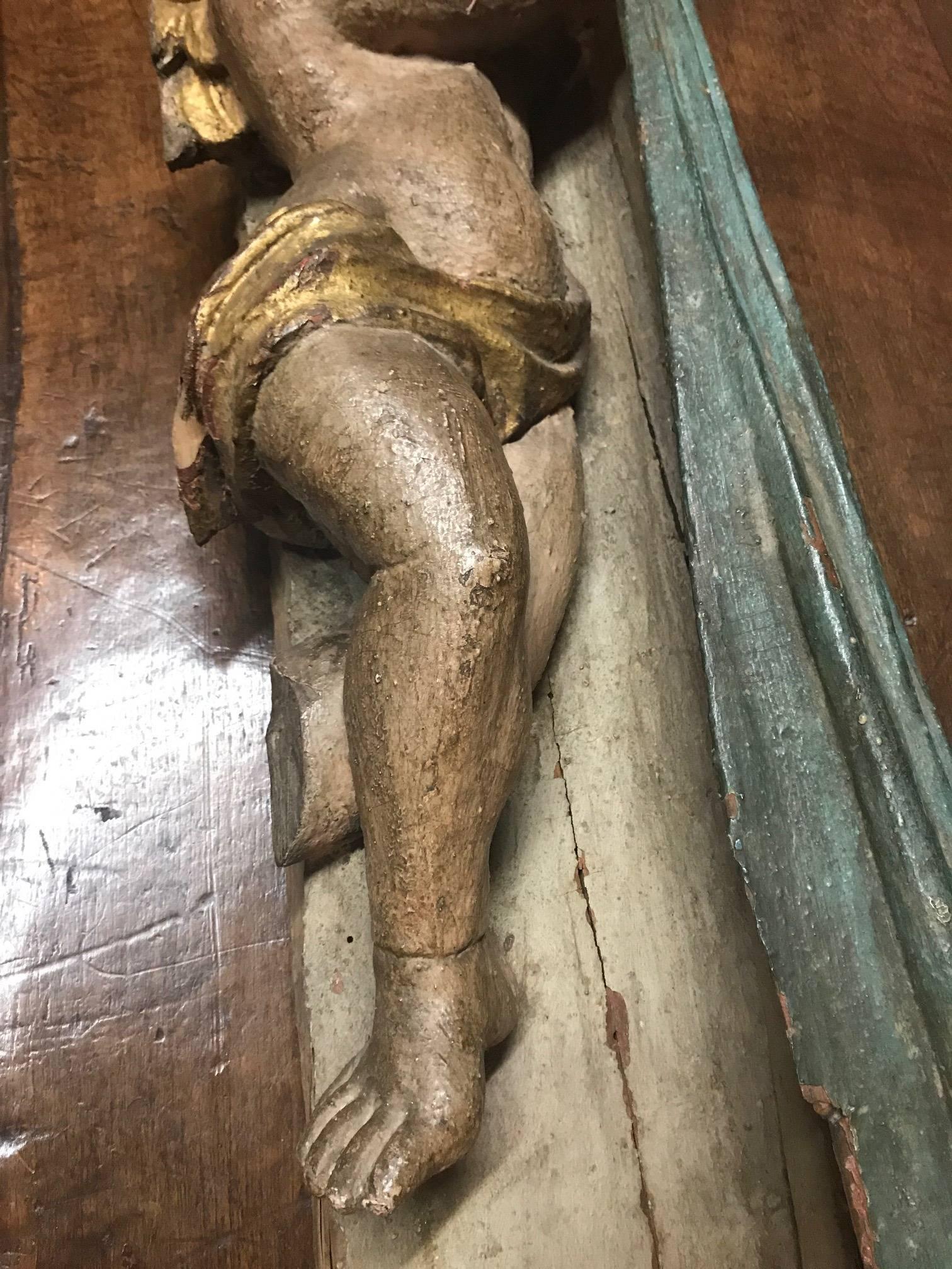 Putto italiano del XVII secolo - Angelo In condizioni buone in vendita a Round Top, TX