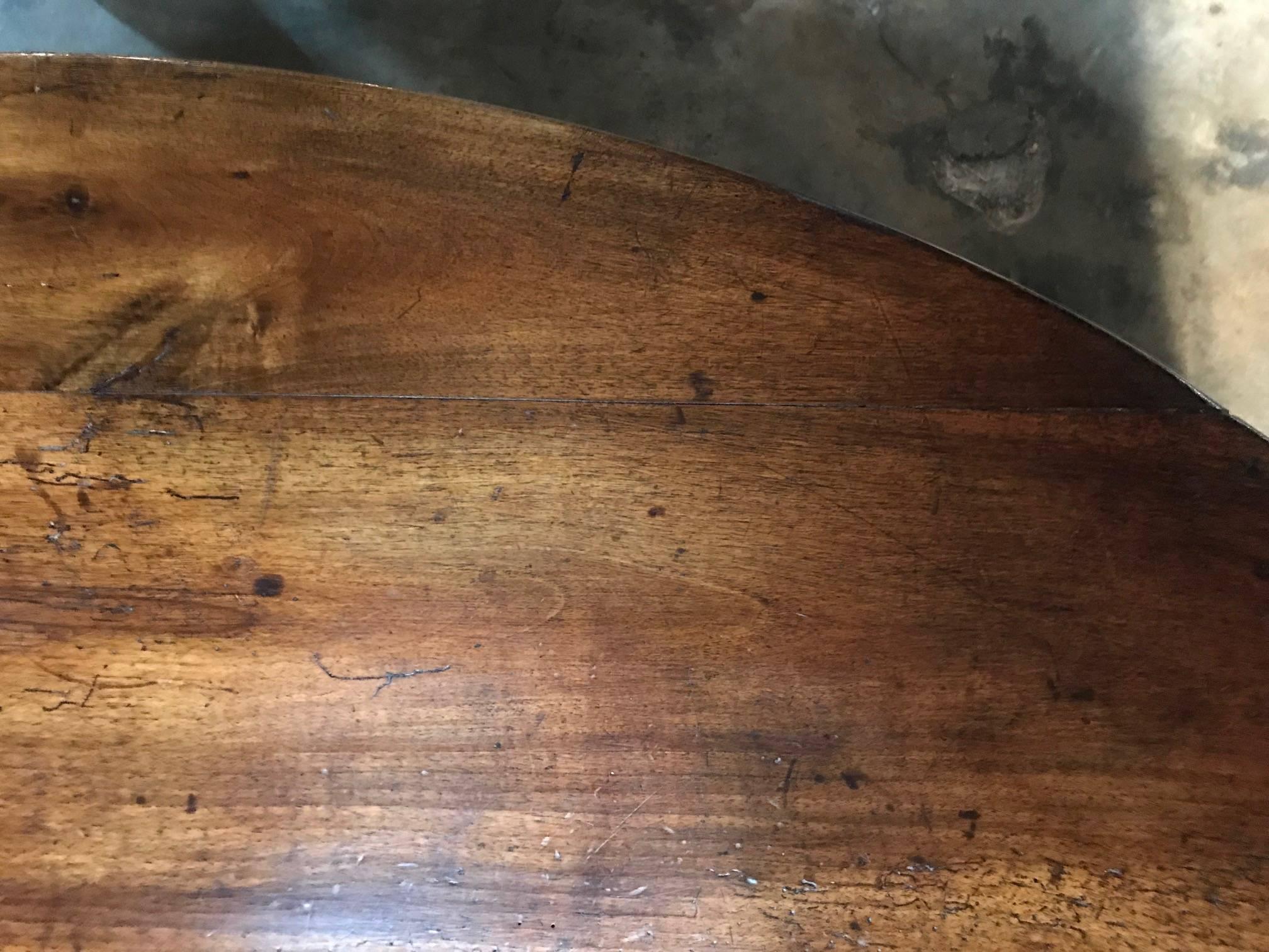 19th Century Walnut Wine Tasting Table 1