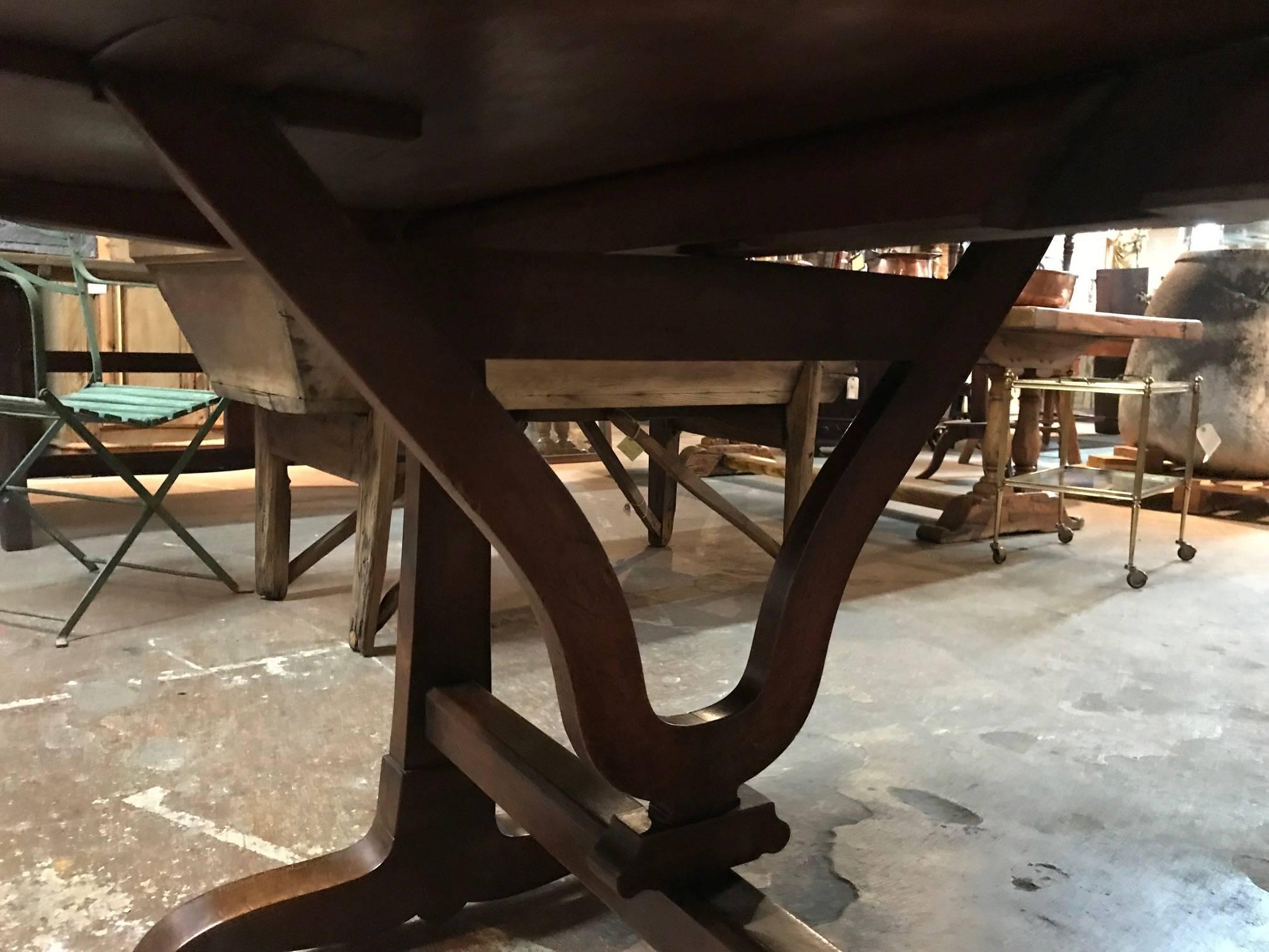 19th Century Walnut Wine Tasting Table 3