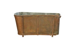 French 19th Century Copper Bathtub