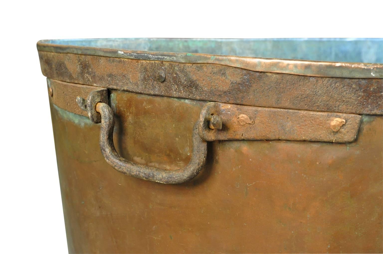 French 19th Century Copper Bathtub 2