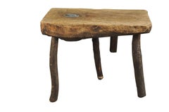 Primitive 19th Century Spanish Bistro Table