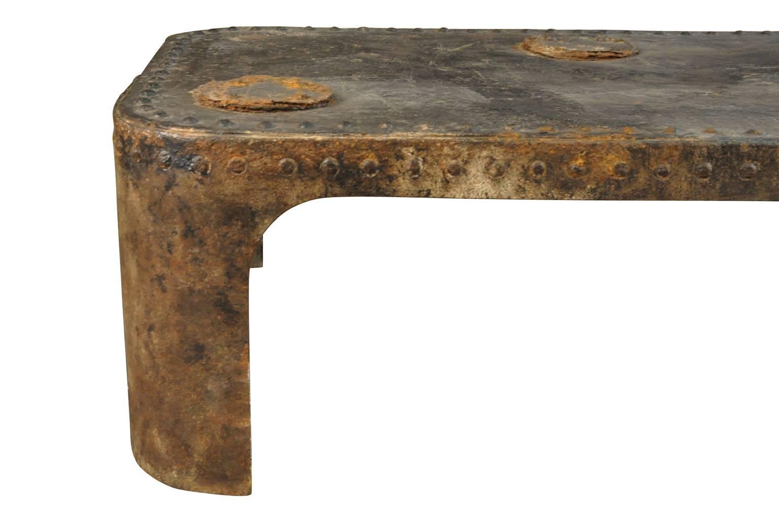 Iron French Industrial Table Basse - Coffee Table