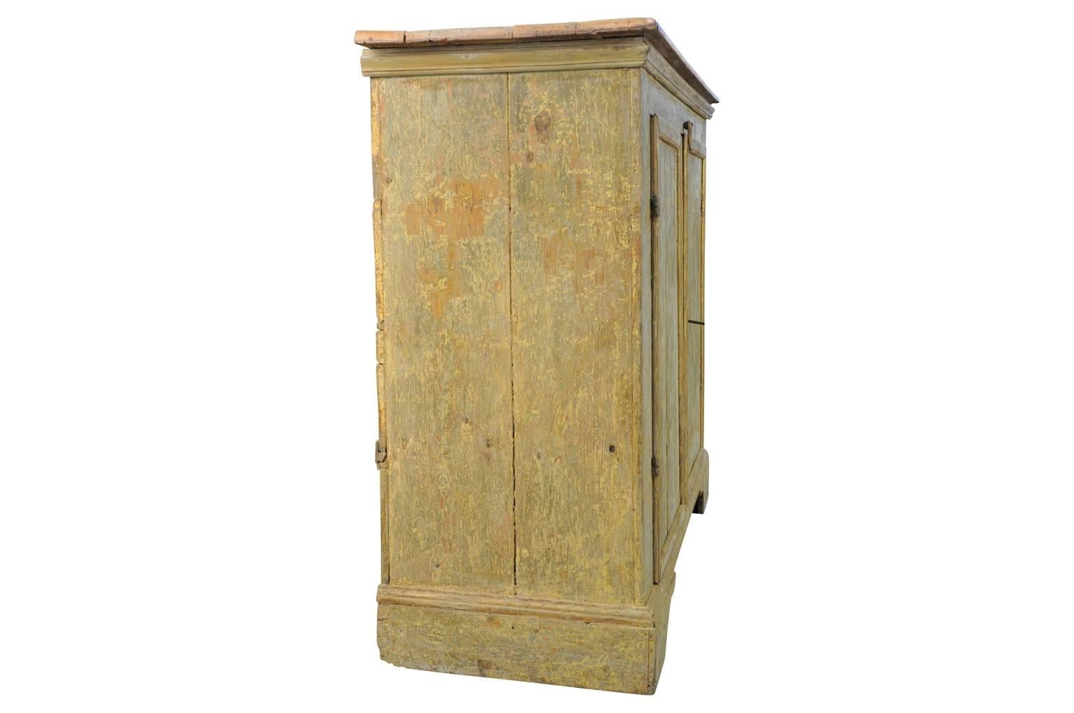 Painted 18th Century French Primitive Buffet