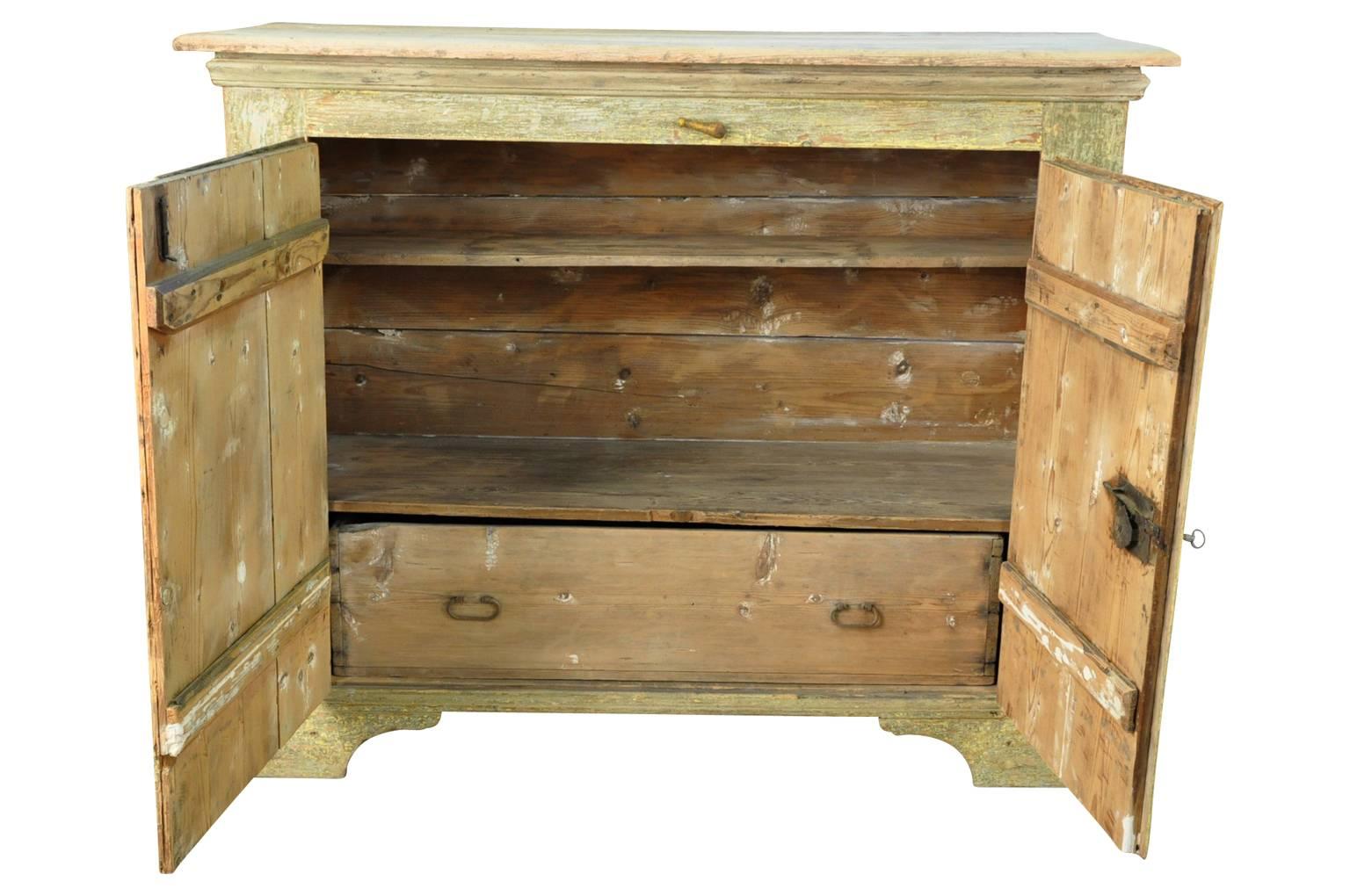 Wood 18th Century French Primitive Buffet