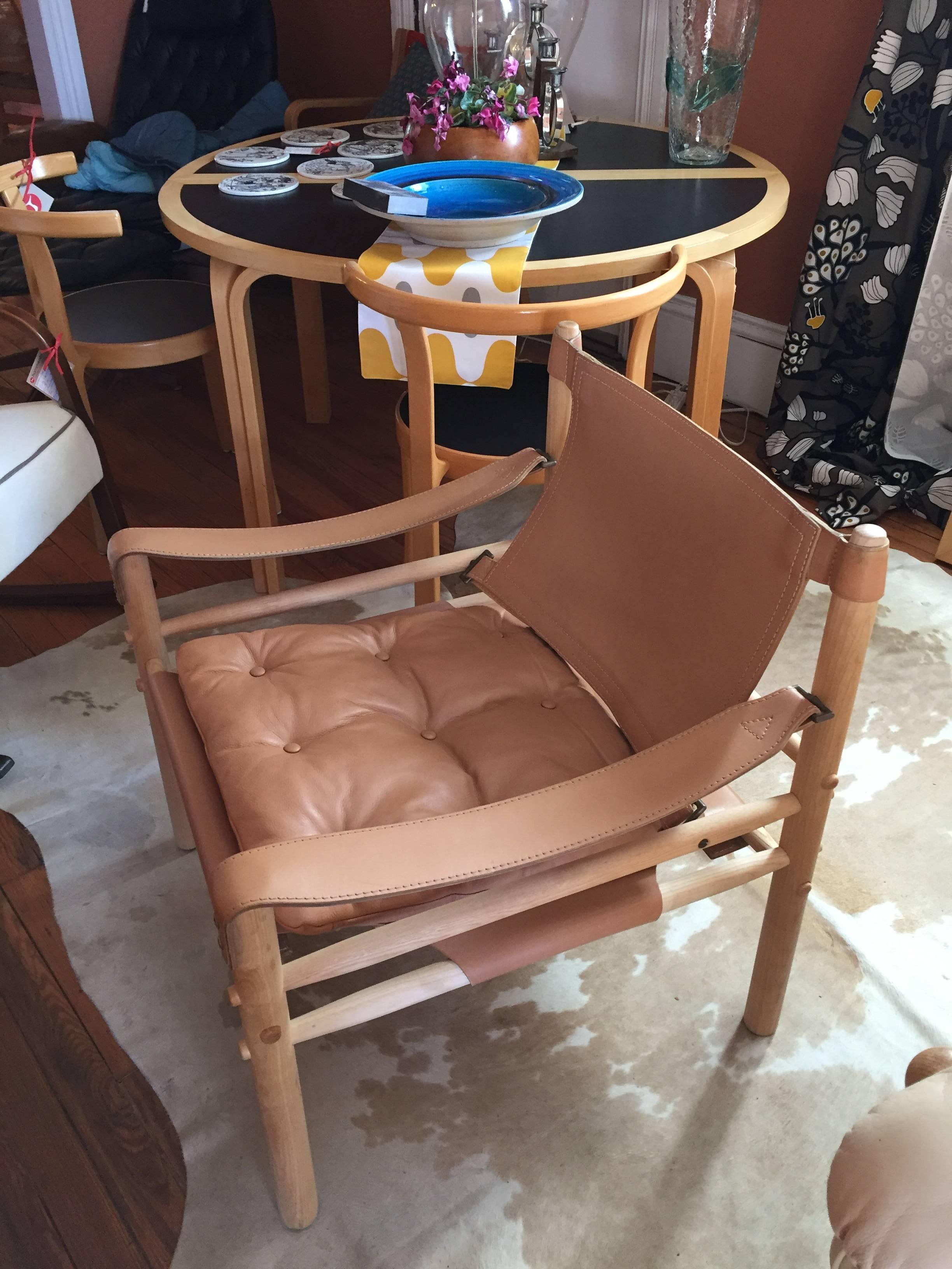 Scirocco Safari Chair by Arne Norell In Good Condition In Bryn Mawr, PA