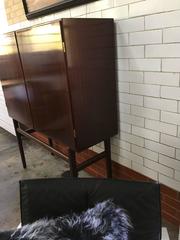 Ole Wanscher Grained Mahogany Credenza/High Sideboard circa 1950s