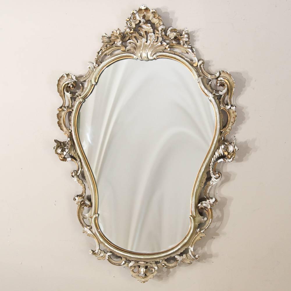 rococo hand mirror