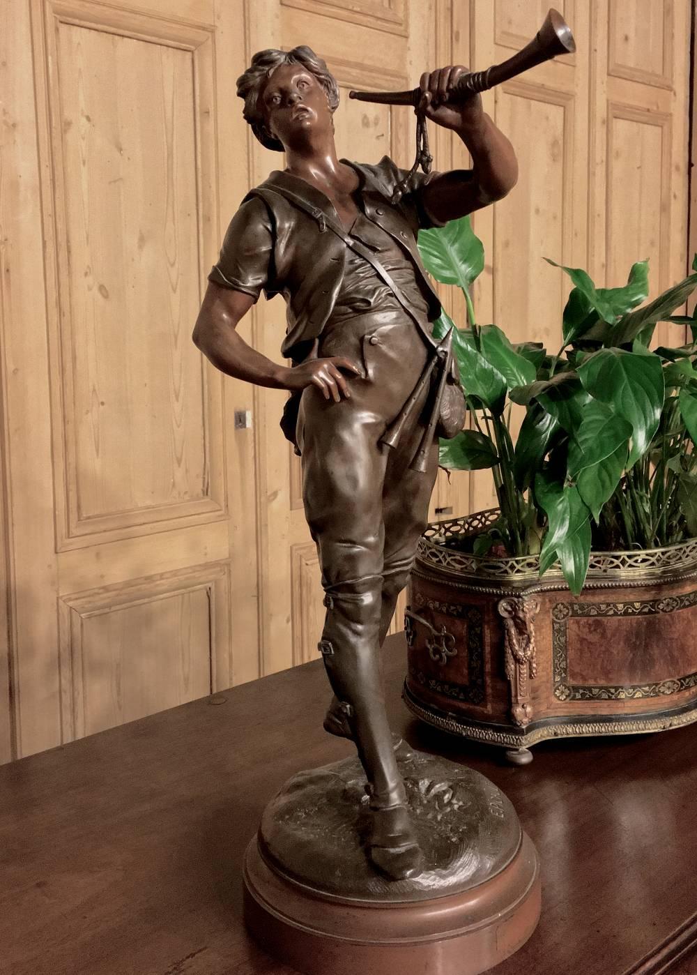 19th Century Spelter Statue by Picault 1