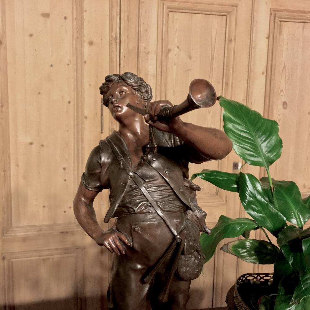 19th Century Spelter Statue by Picault 3