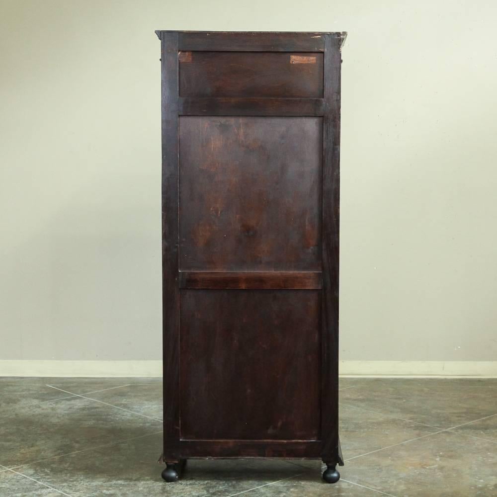 Late 19th Century Antique Country French Bonnetiere or Armoire