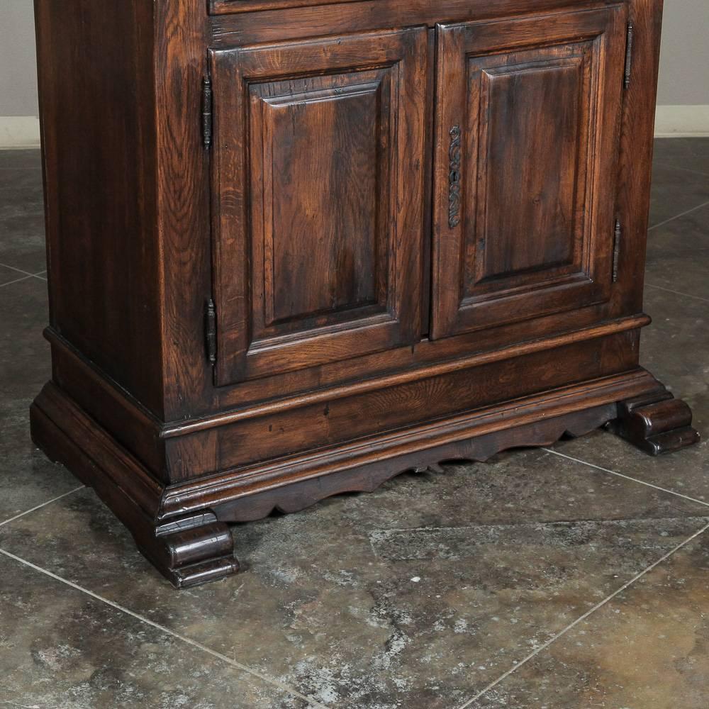 Hand-Crafted 19th Century Rustic Dutch Cabinet