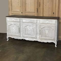 Antique Country French Painted Buffet