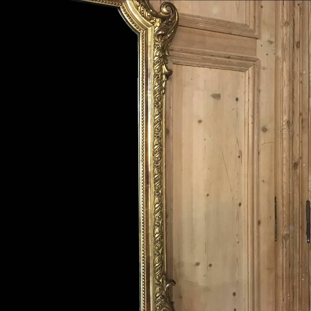 Mid-19th Century 19th Century French Regence Napoleon III Period Gilded Mirror