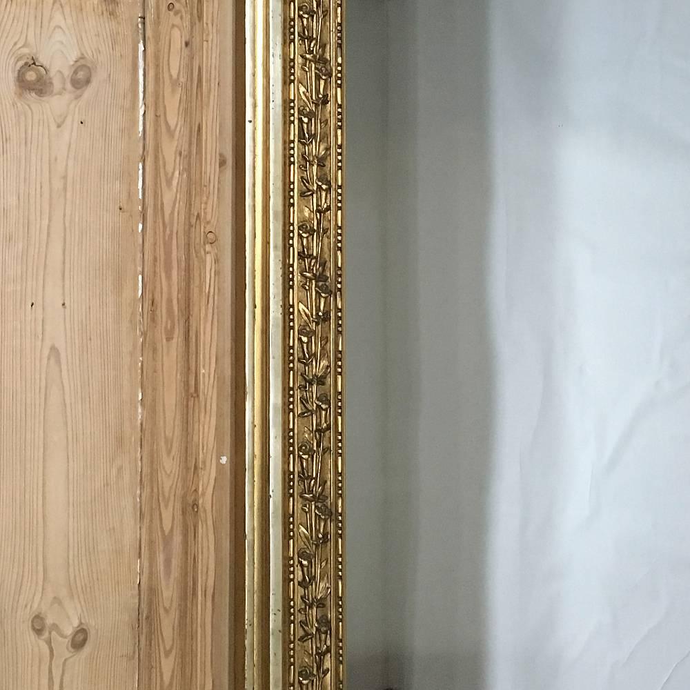 19th Century French Napoleon III Gilded Mirror 5