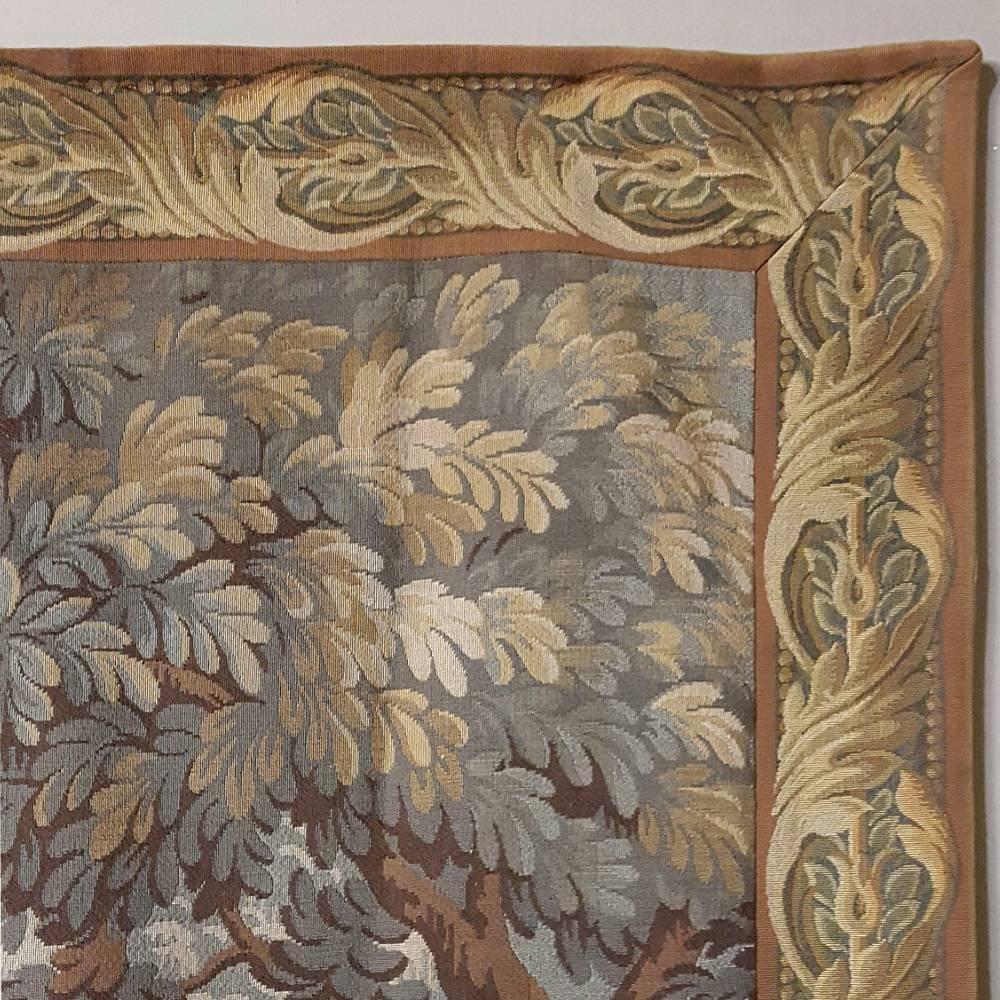 19th Century Handwoven Wool Flemish Tapestry 4