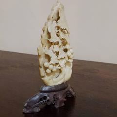 19th Century Carved Soapstone Statue