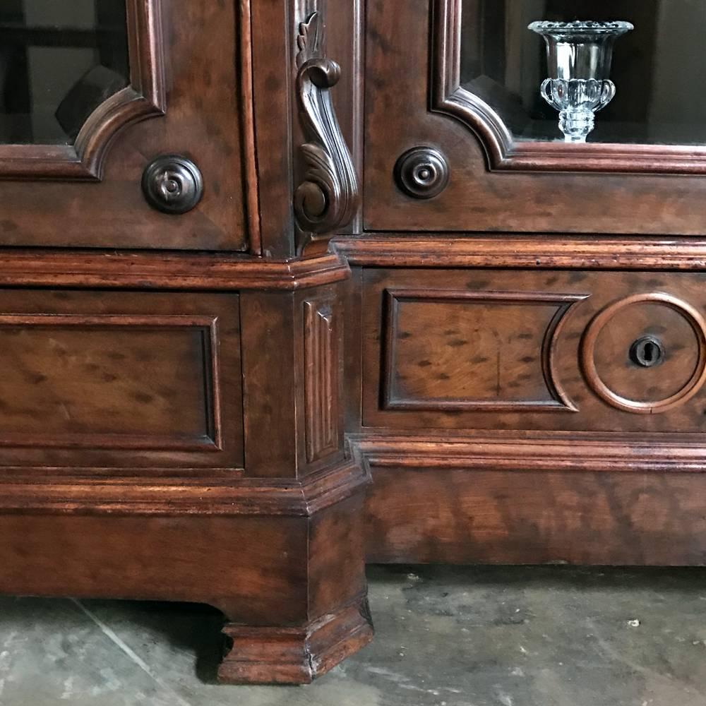 19th Century, French, Louis Philippe Mahogany Bookcase 5