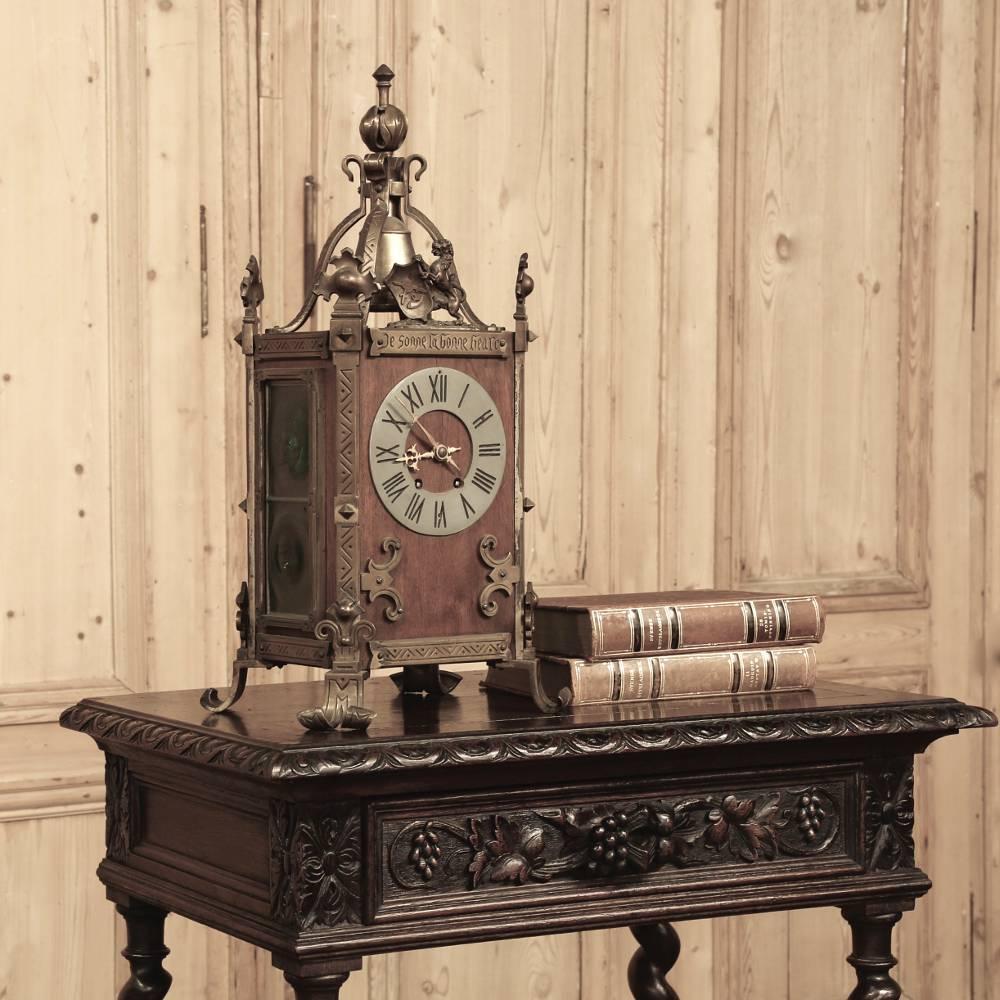 antique gothic clock