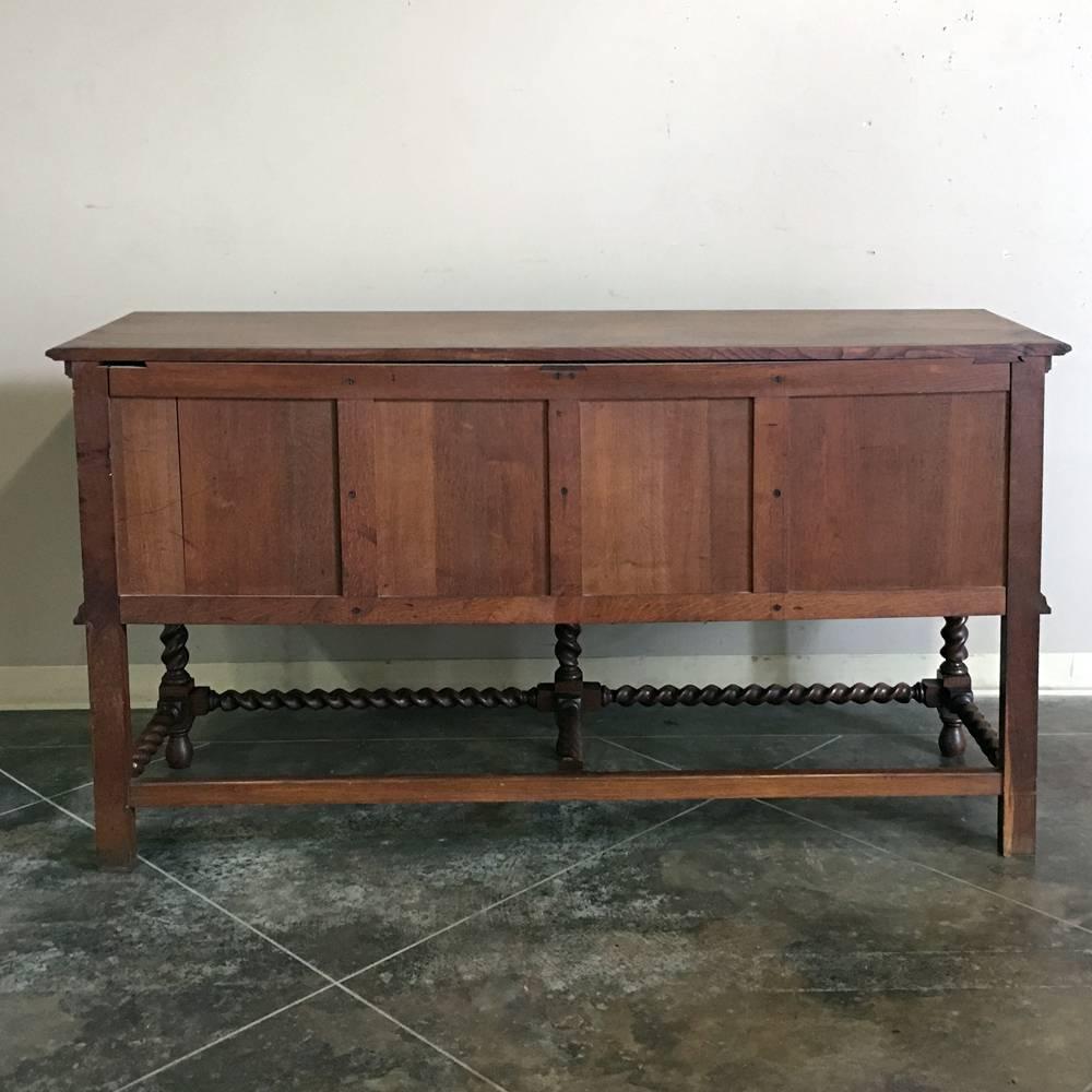 Antique Jacobean Buffet, circa 1930 2