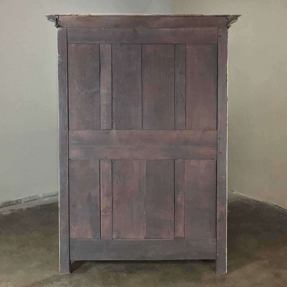 18th Century Painted Country French Armoire 4