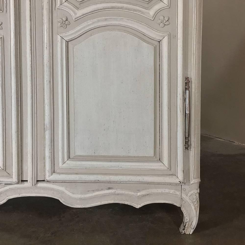 Oak 18th Century Painted Country French Armoire