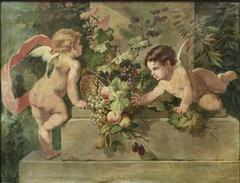 Antique Framed Oil Painting on Canvas
