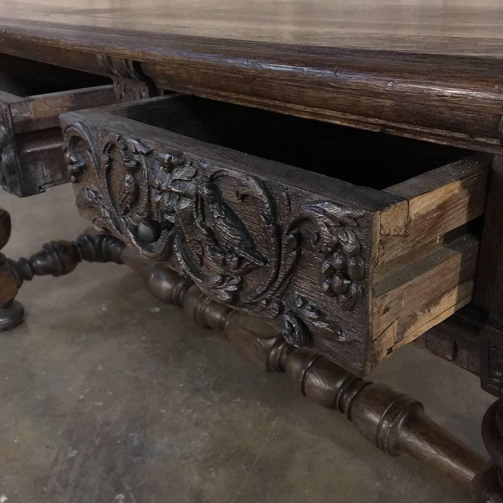 Hand-Crafted 19th Century Renaissance Revival Desk