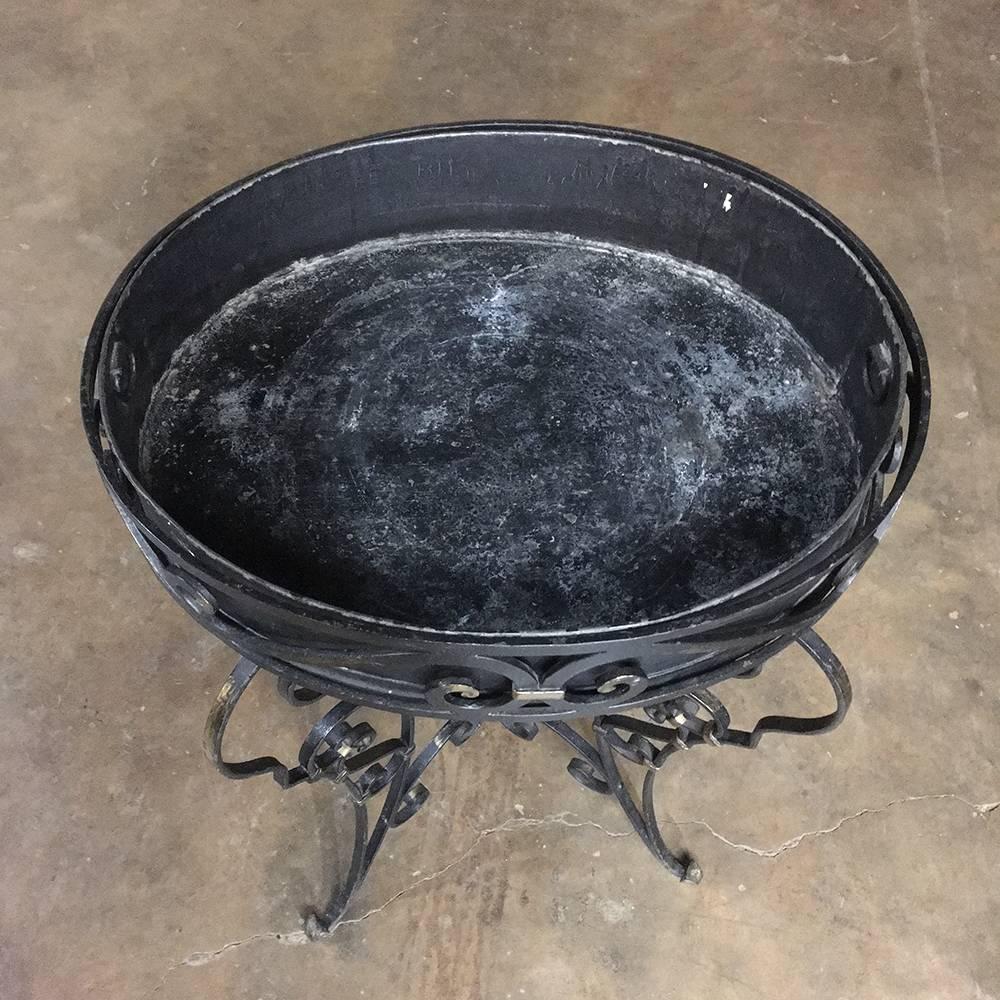 19th Century Wrought Iron Jardinière or Planter Box In Excellent Condition In Dallas, TX